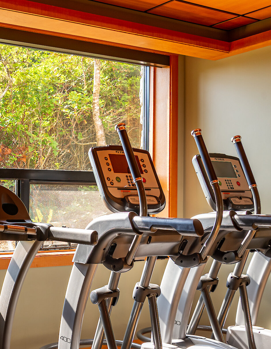 Fitness Room View at Wickaninnish Inn