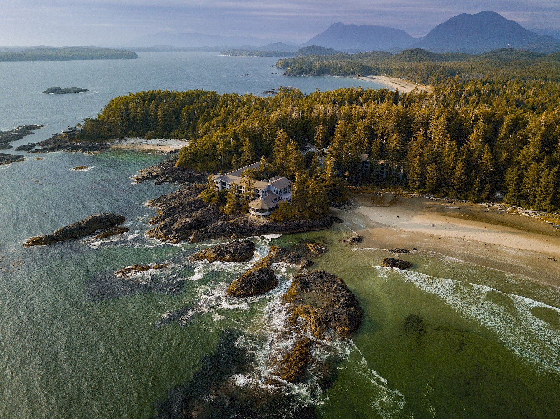 The Wickaninnish Inn from Above